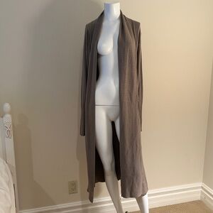 Duster sweater taupe
